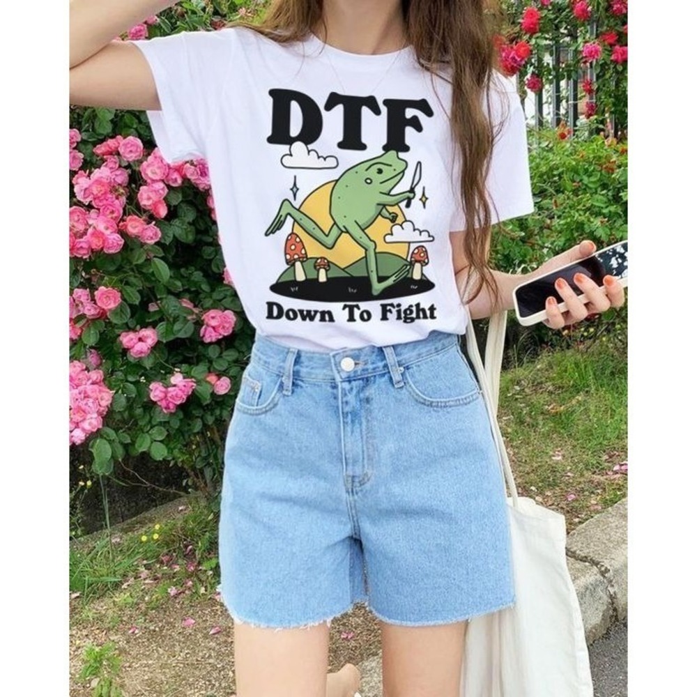 Funny Frog Tshirt, DTF Toad Unisex T-shirt